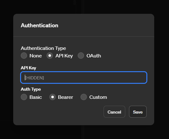 Bearer Token Configuration