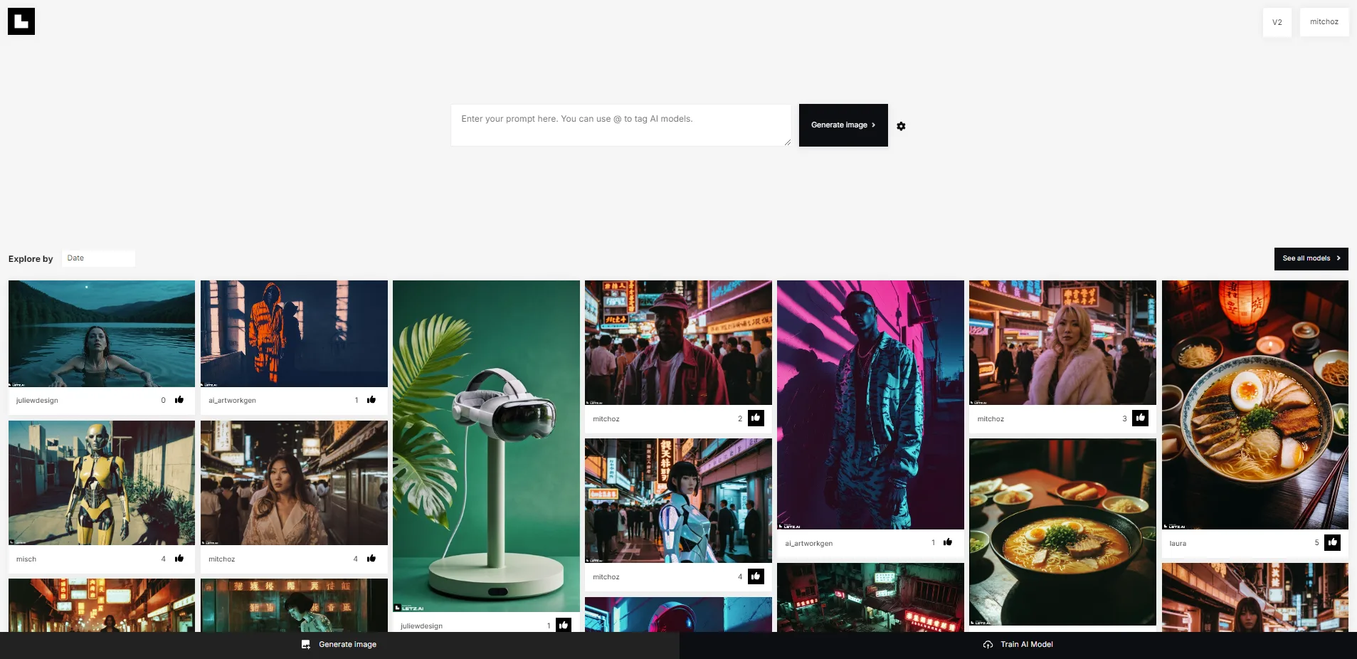 LetzAI V2 User Interface