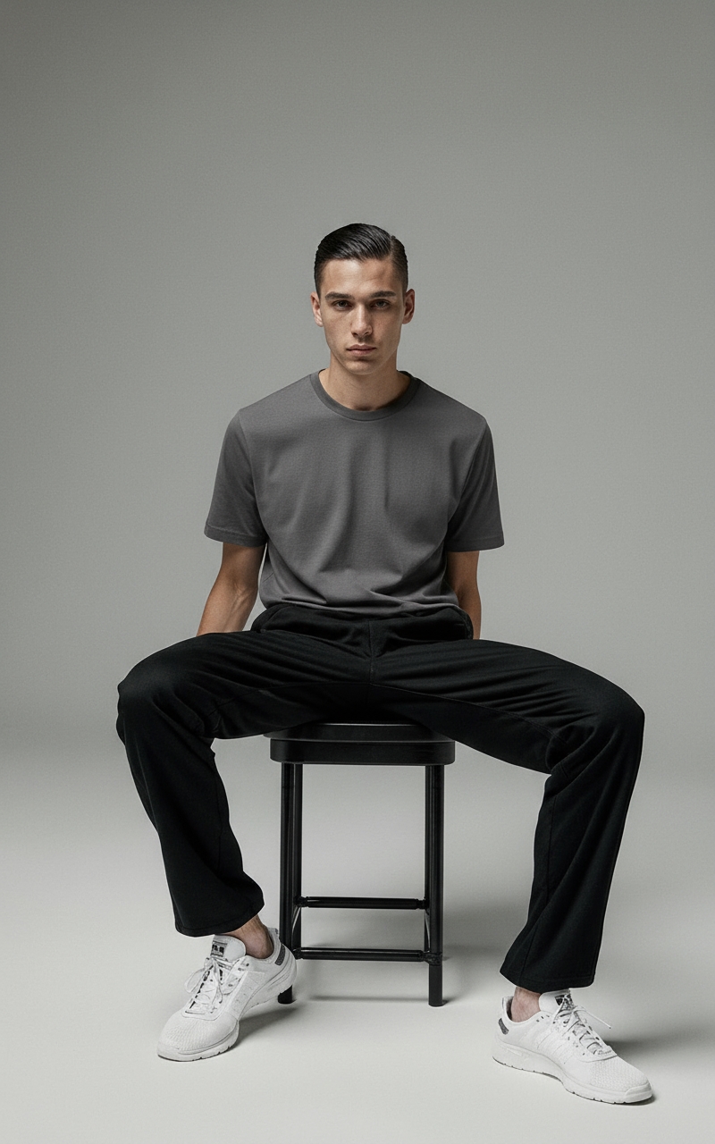 AI Man wearing Adidas tshirt