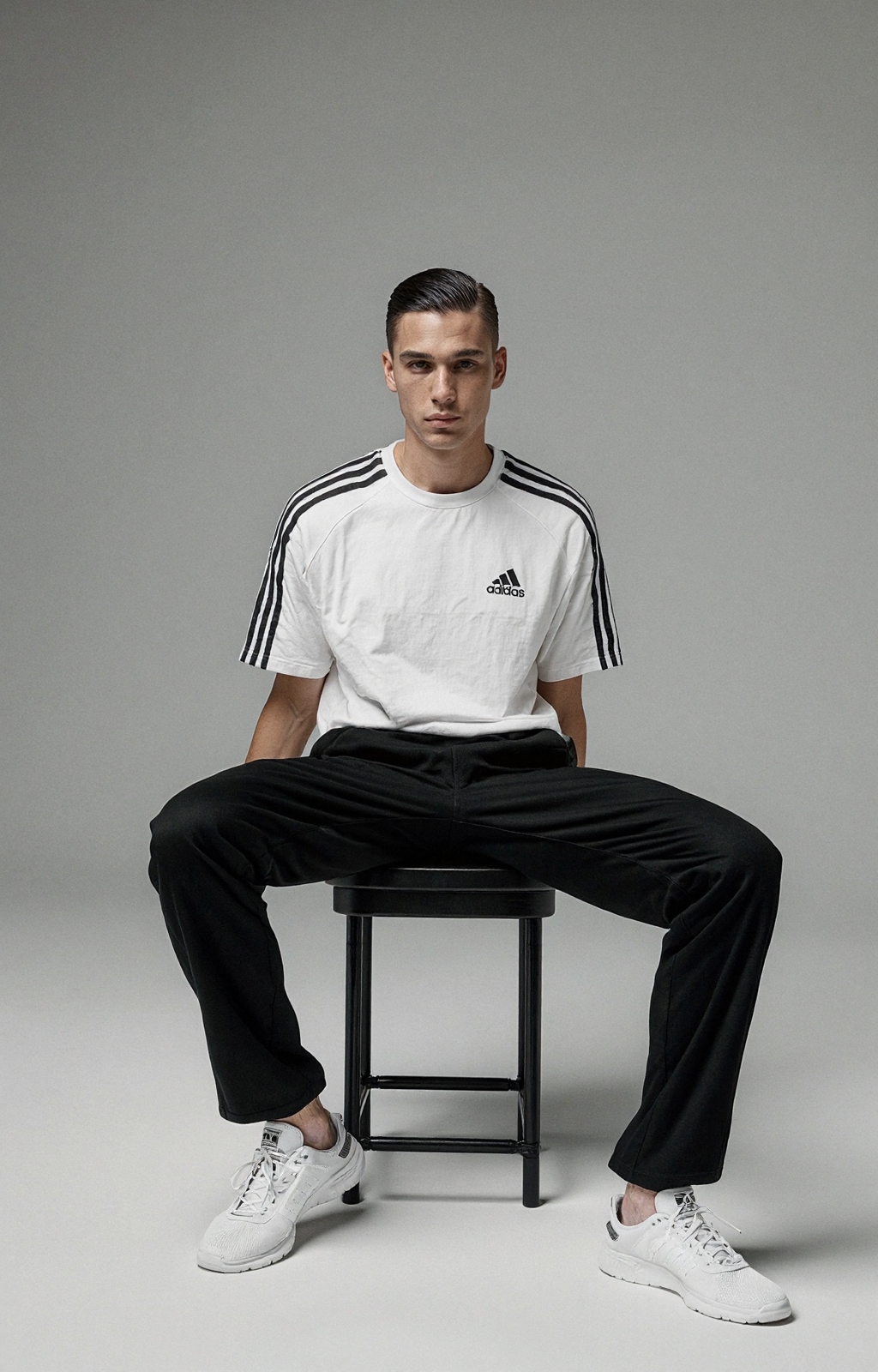 AI Man wearing Adidas tshirt