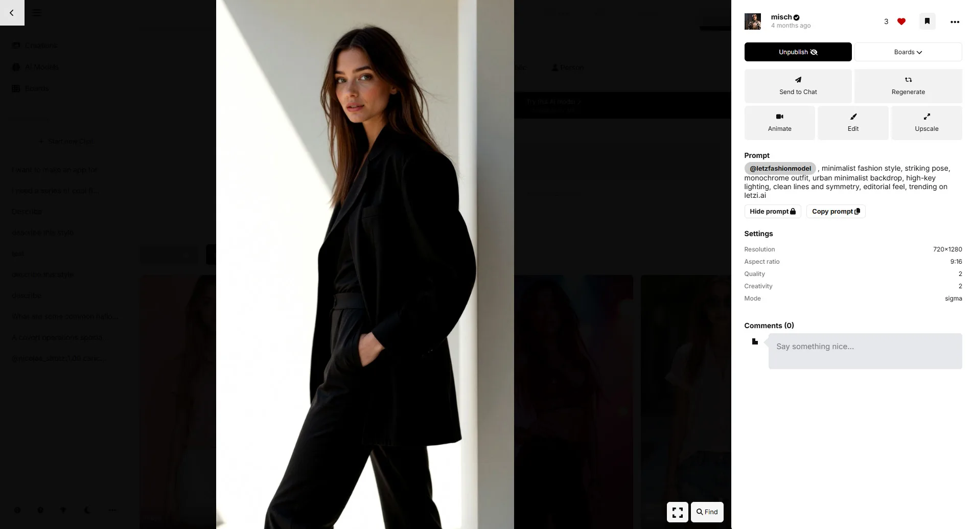 Fashion Model Training Example