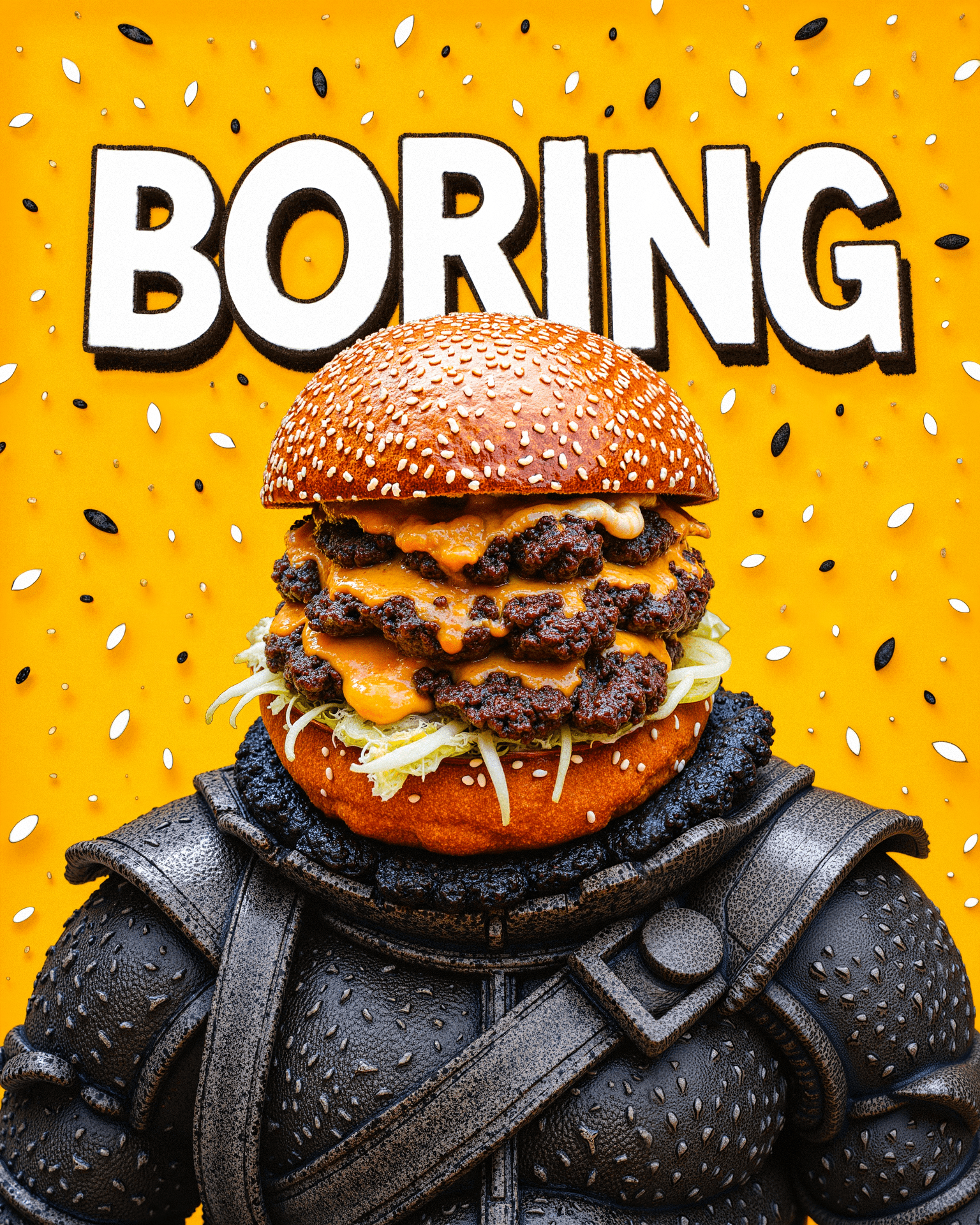 Boring Burger Visual made by Marco using LetzAI
