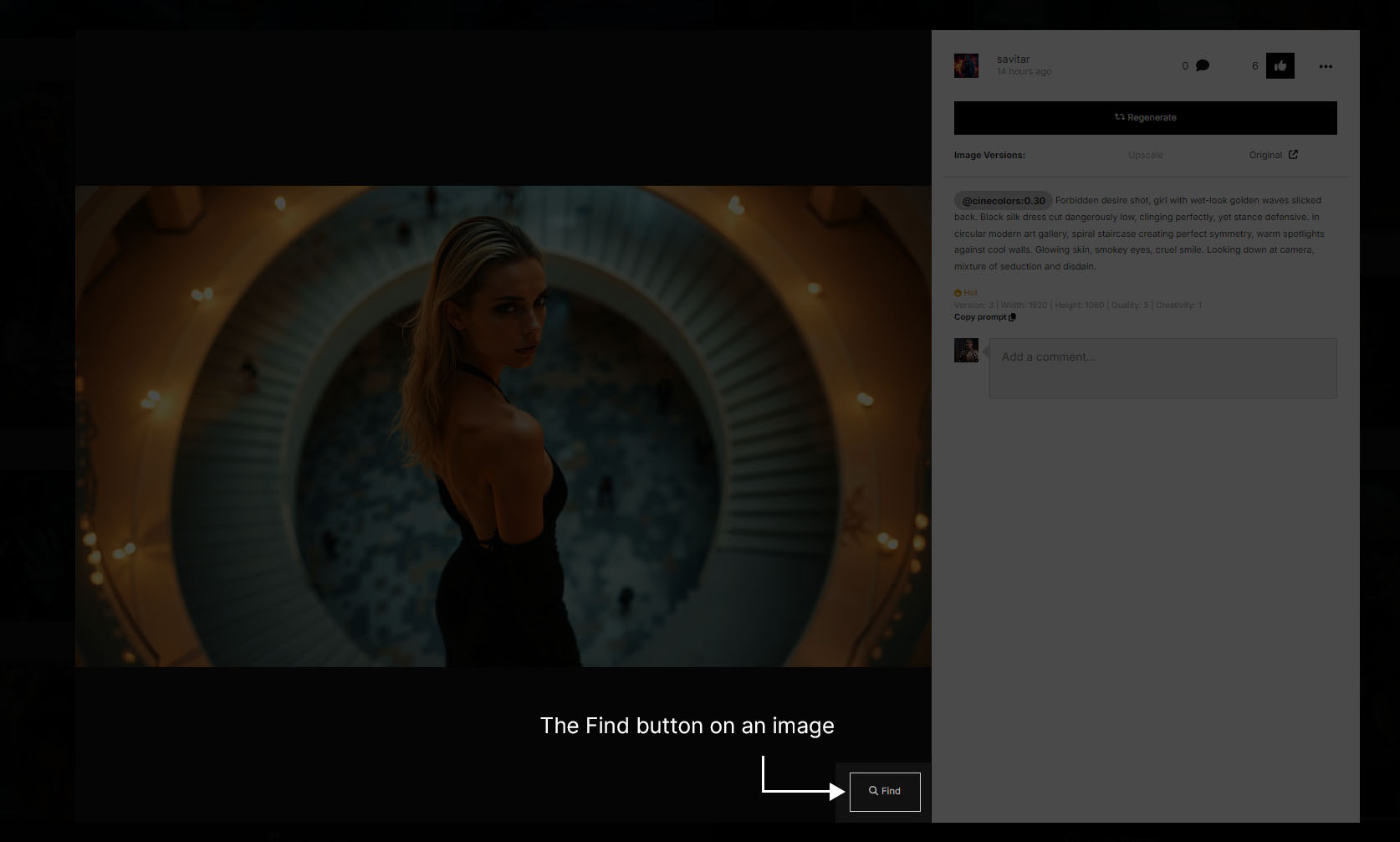 Find the Find button